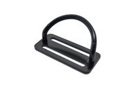 SUBGI017 - Tri-glinder not Serrated S.S. with D-Ring Black