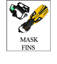 Mask - fins