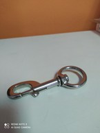 SUBGH046 - Small phase cylinder carabiner nikel-plated brass