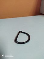 SUBGH023 - D-Ring 50mm inox piegato nero