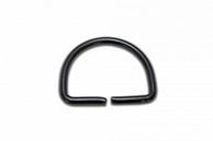 SUBGH017 - D-ring 50mm inox aperto nero